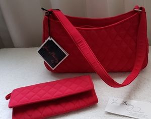 Vera Bradley bag & clutch wallet